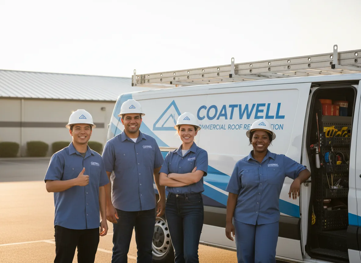 Commercial roof coating company in Medford, OK